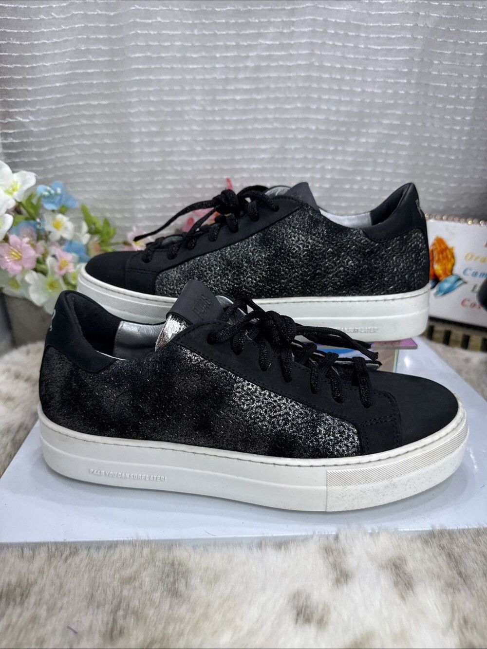 (T) P448 John Sneaker Glitter Size 39/8.5 Women’s